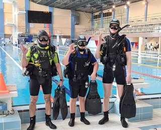 Курс PADI The Art of swimming in fins (Искусство плавания в ластах), практика в Закрытой воде и положительные эмоции!