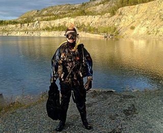 Поздравляем Станислава успешным завершением курса PADI Dry suit!