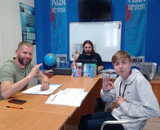 Курс PADI Open water diver, новая группа. Теория для Даниила и Вячеслава!