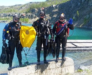 Завершение курса PADI Search & Recovery!